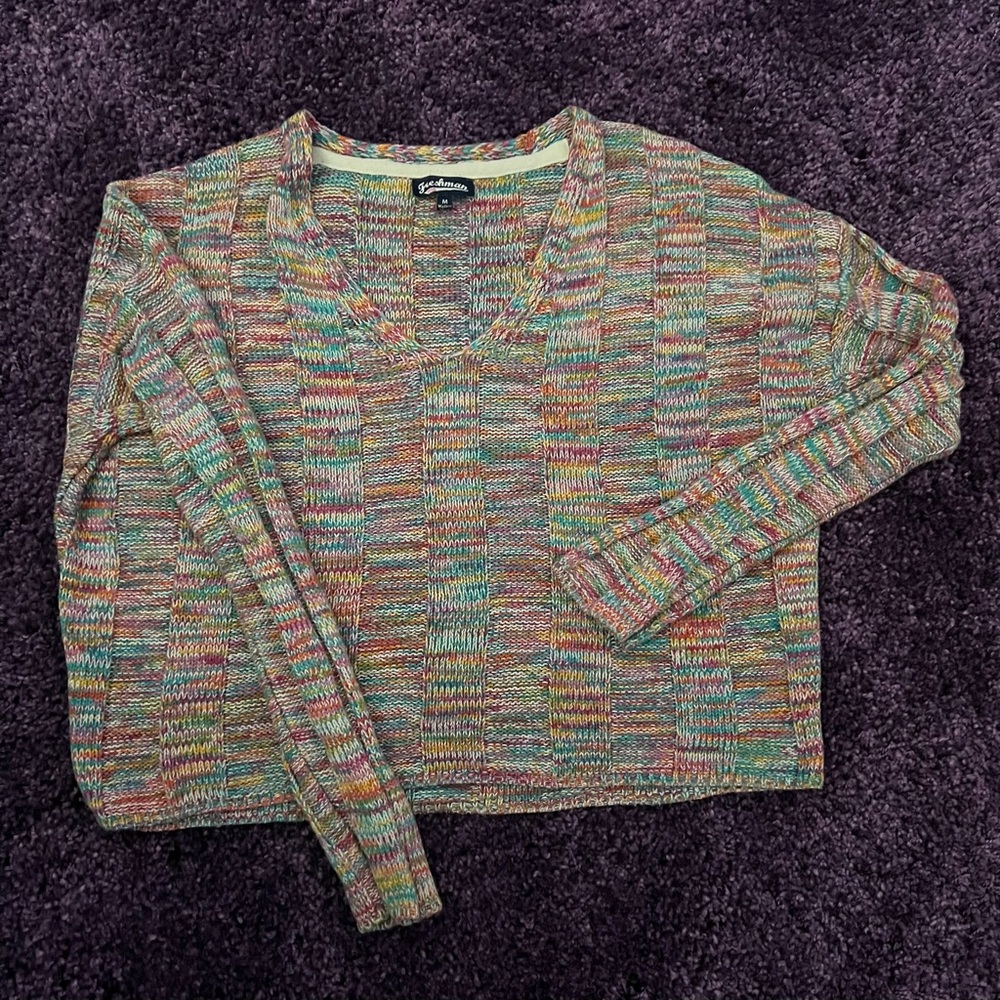 Multicolored Knit Sweater